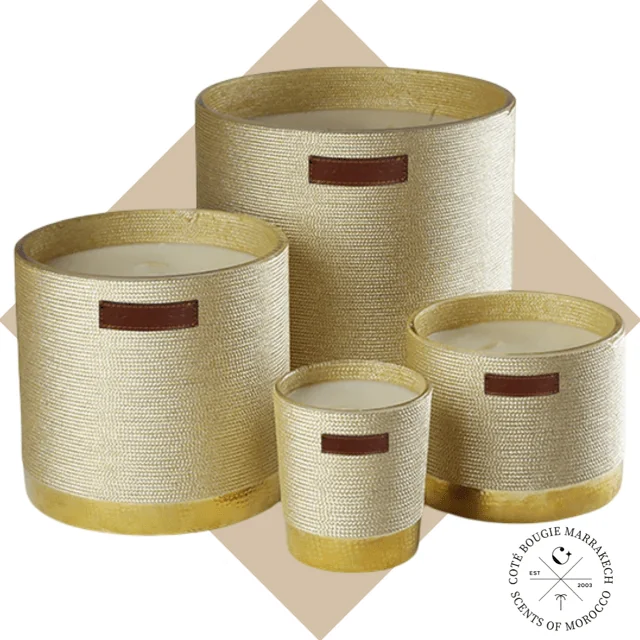 CÔTÉ BOUGIE Geurkaars SABRA GOLD
