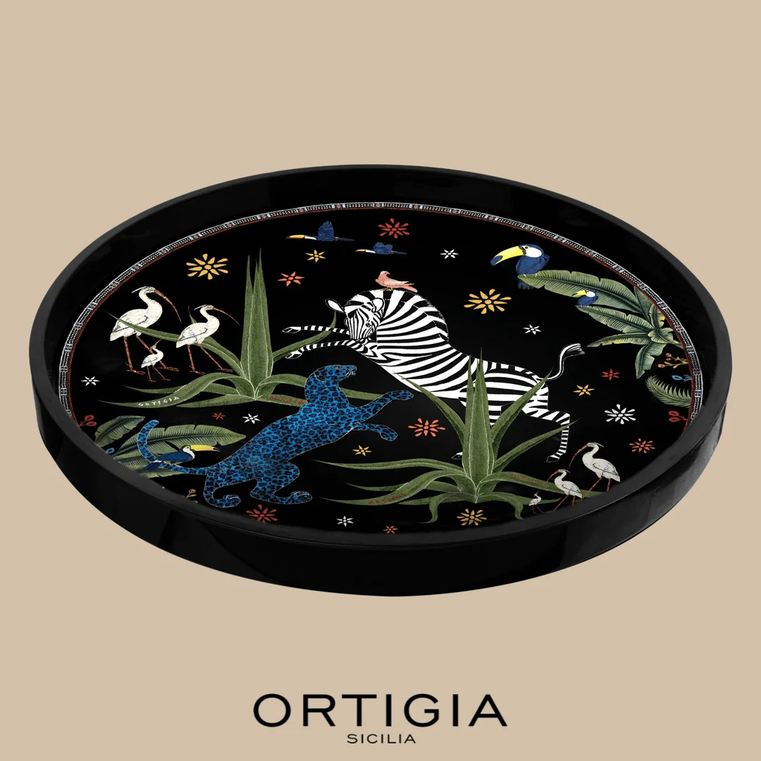 Ortigia Dienblad Jungle Round