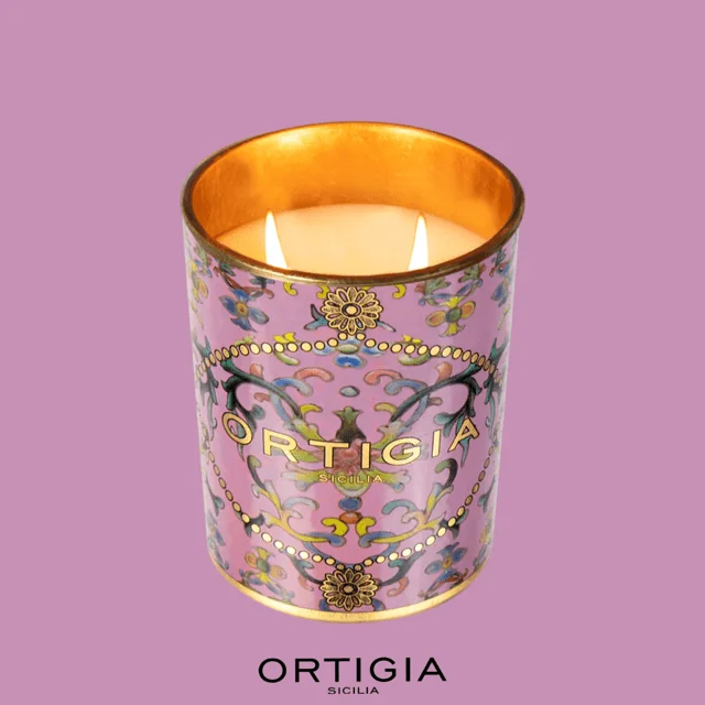 Ortigia Decoprint Geurkaars Medium ARAGONA