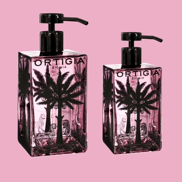 Ortigia Rose Antiche Vloeibare Zeep Glazen Fles