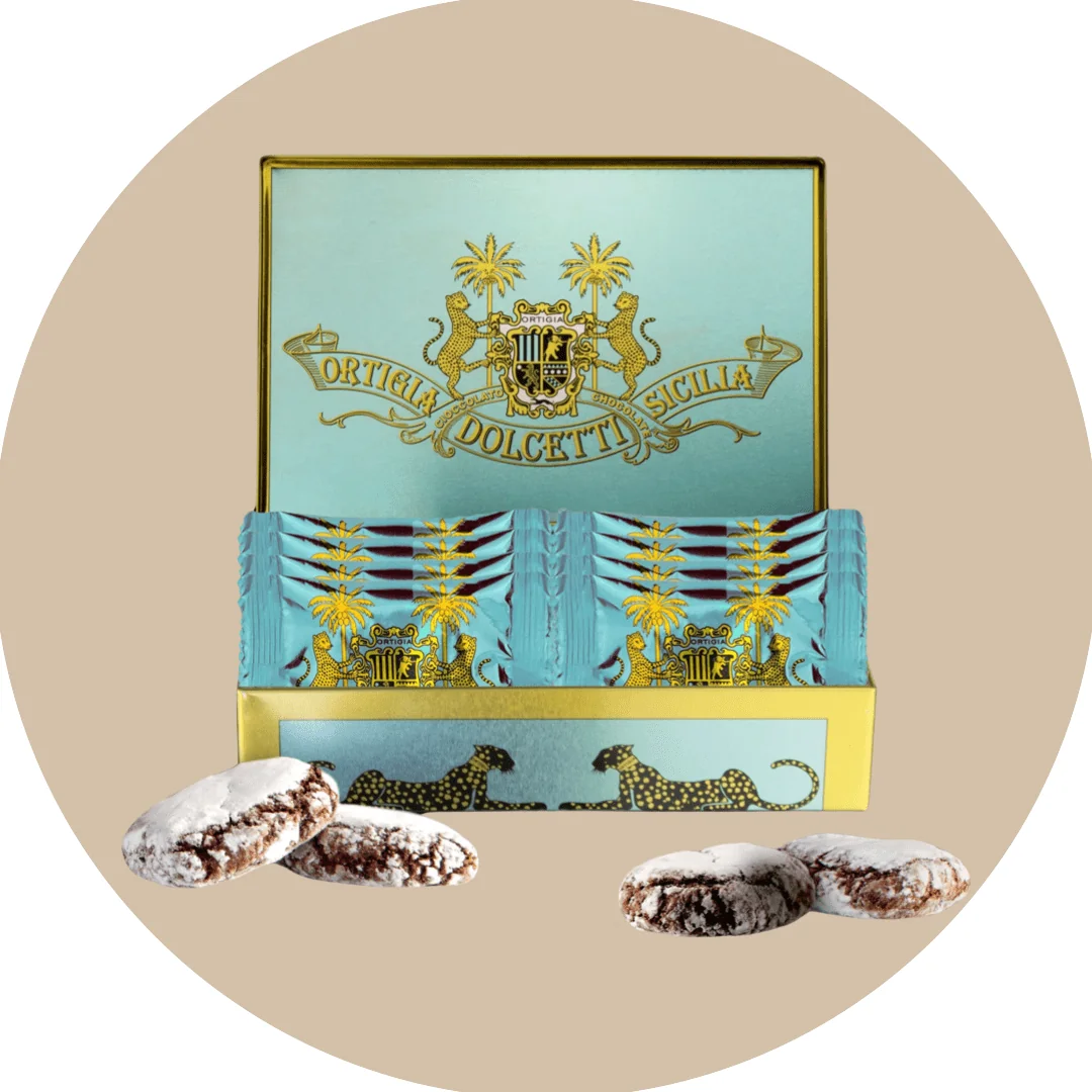 Ortigia Chocolate RICCIARELLI BLUE