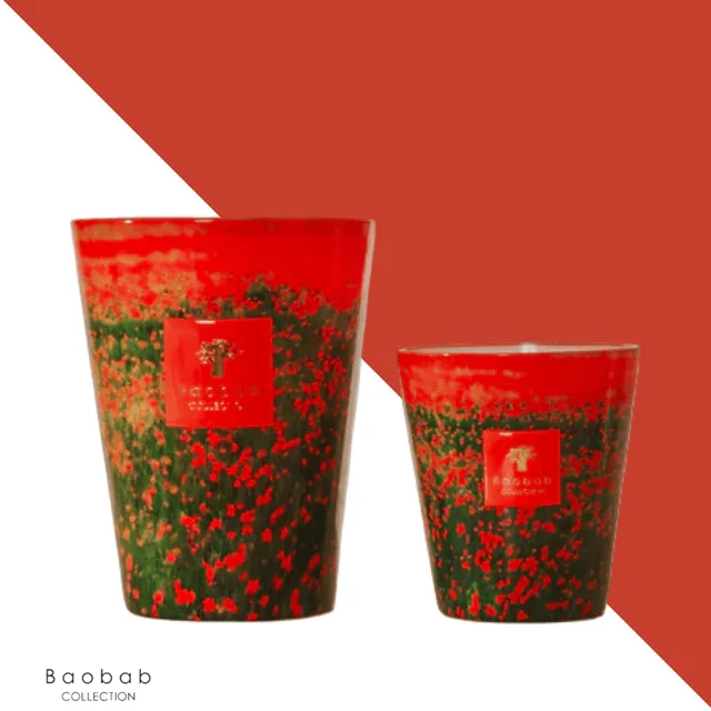 Baobab Geurkaars ARTY FLOWERS POPPIES
