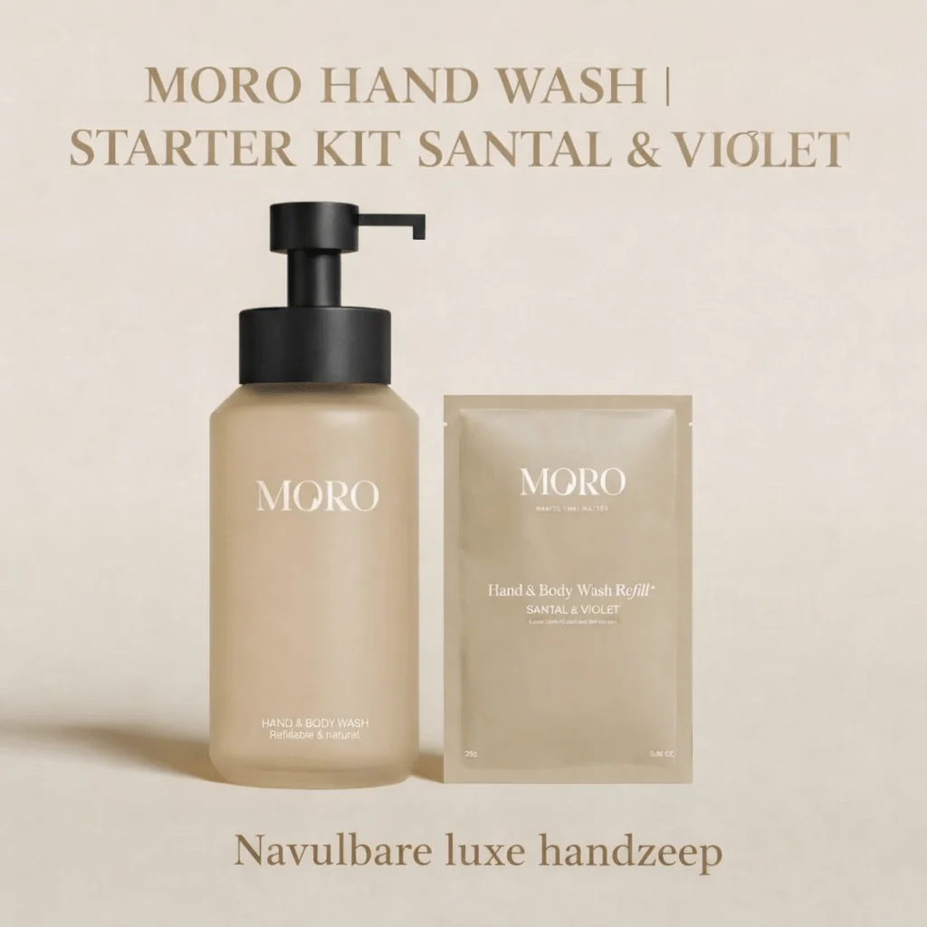MORO hand wash starter kit SANTAL navulbaar