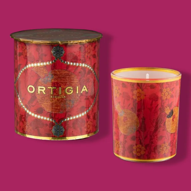 Ortigia Decoprint Geurkaars Melograno