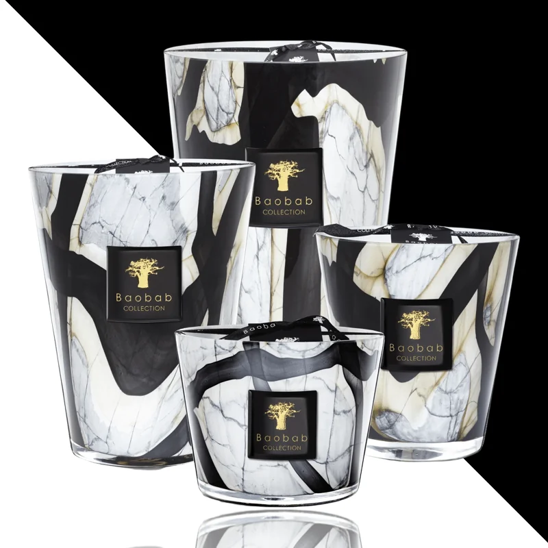 Baobab Geurkaars Stones Marble