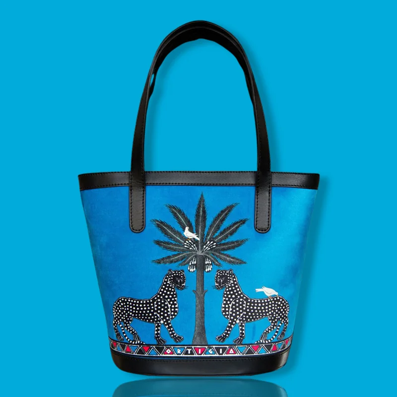 Ortigia Bucket Tas Blauw