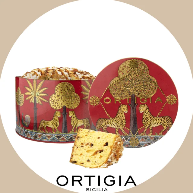 Ortigia Veneziana Mandarijncake Limited Red Tin 750 G