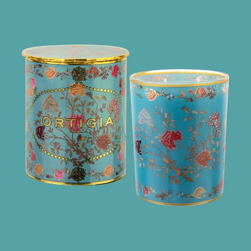 Ortigia Decoprint Geurkaars Medium, FLORIO