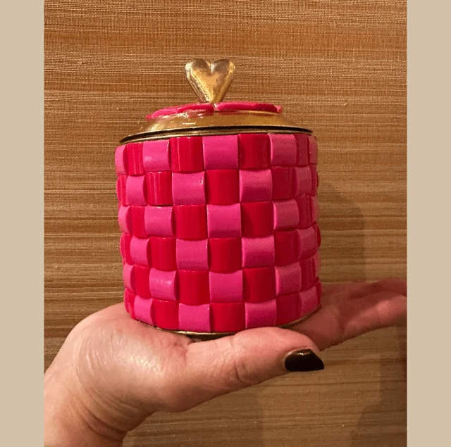 Sierdoosje Rood/Roze met Hartje