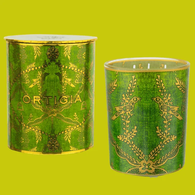 Ortigia Decoprint Geurkaars Medium Lime di Sicilia
